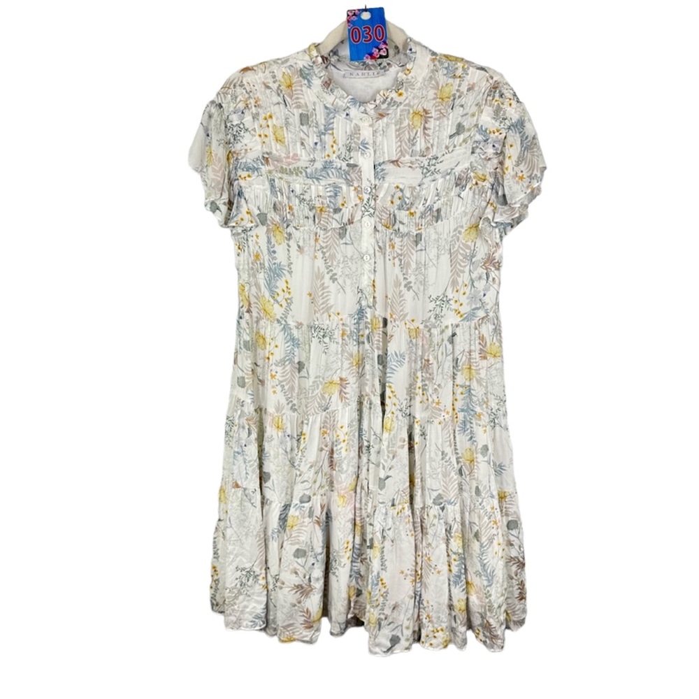 KARLIE Dainty Floral Babydoll Dress size Large